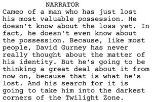 Twilight Zone %22Person or Persons Unknown%22 Dialogue 1